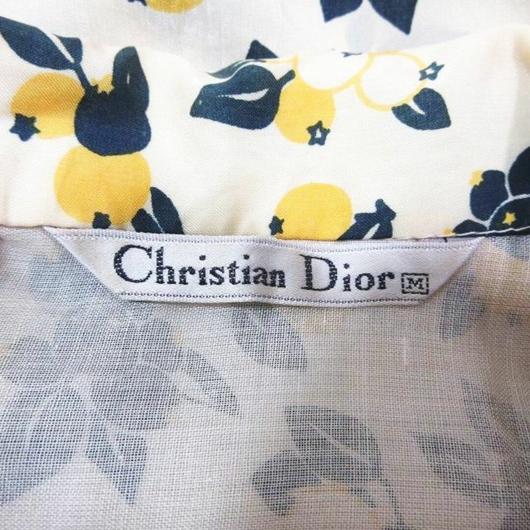 Christian Dior(クリスチャンディオール)のChristian Dior シャツ ブラウス みかん オールド ヴィンテージ レディースのトップス(シャツ/ブラウス(長袖/七分))の商品写真