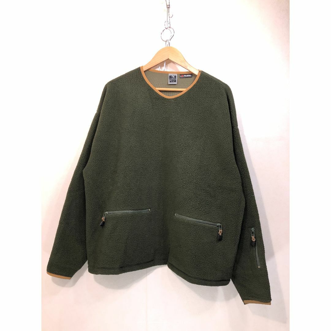 081171○ NOROLL FLEECE V NECK SWEATER L - トップス