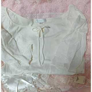 ジルスチュアート(JILLSTUART)のJILL START Tシャツ お袖コットンレース(シャツ/ブラウス(長袖/七分))