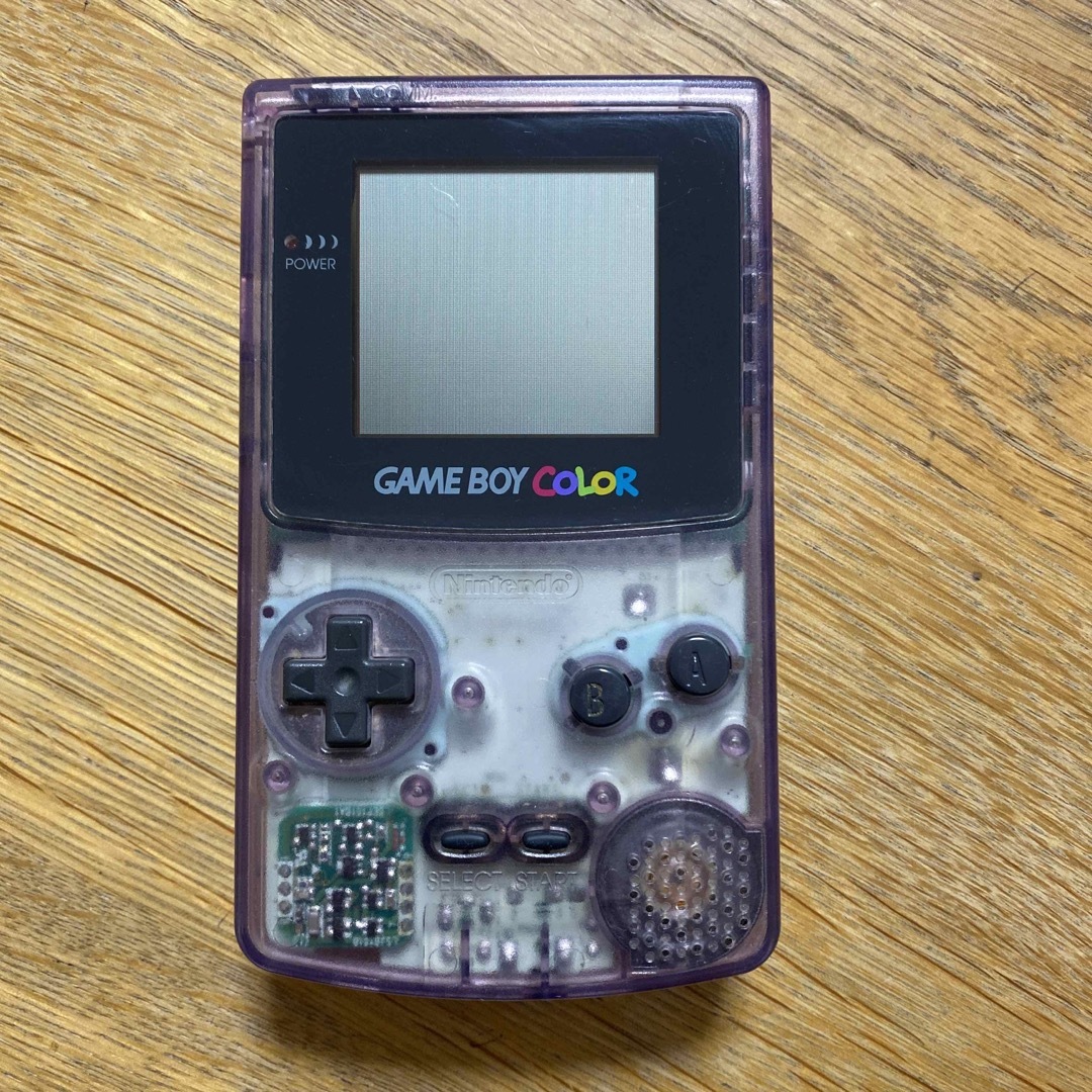 ゲームボーイ - ゲームボーイカラー スケルトンパープルの通販 by ノワ ゲームボーイ - ゲームボーイカラー スケルトンパープルの通販 by ノワ