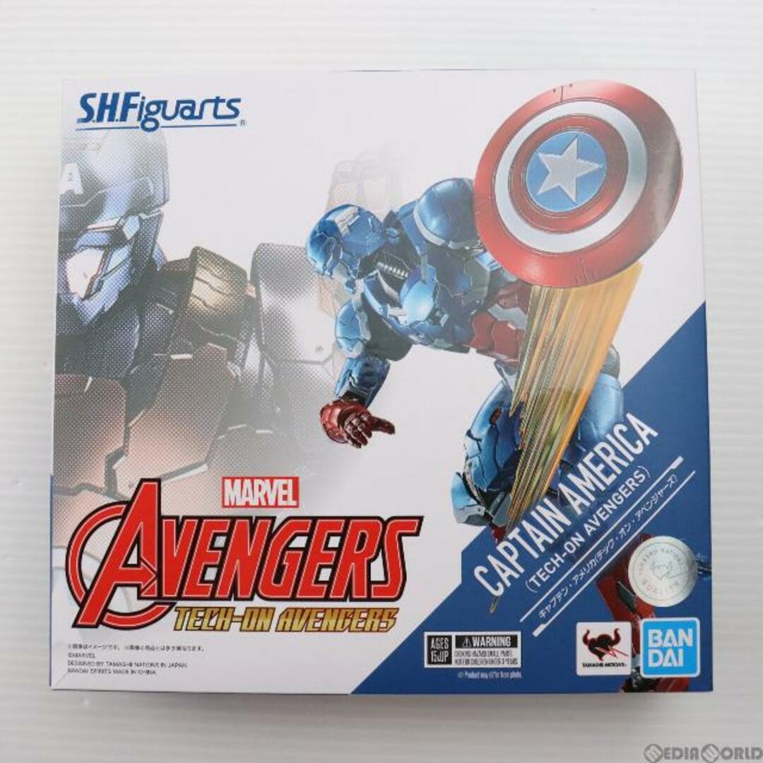 BANDAI(バンダイ)のS.H.Figuarts(フィギュアーツ) キャプテン・アメリカ(テック・オン・アベンジャーズ) TECH-ON AVENGERS 完成品 可動フィギュア バンダイスピリッツ エンタメ/ホビーのフィギュア(アメコミ)の商品写真