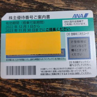 エーエヌエー(ゼンニッポンクウユ)(ANA(全日本空輸))のANA　株主優待券(航空券)