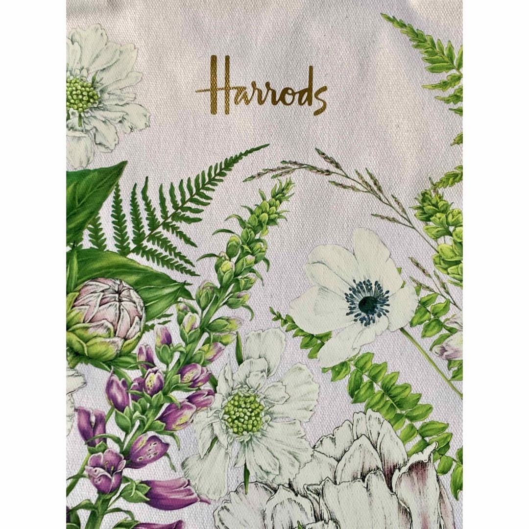 Harrods(ハロッズ)の【ご専用】ハロッズ　花柄　メドウ　グローサリー　ショッピング/トートバッグ レディースのバッグ(トートバッグ)の商品写真