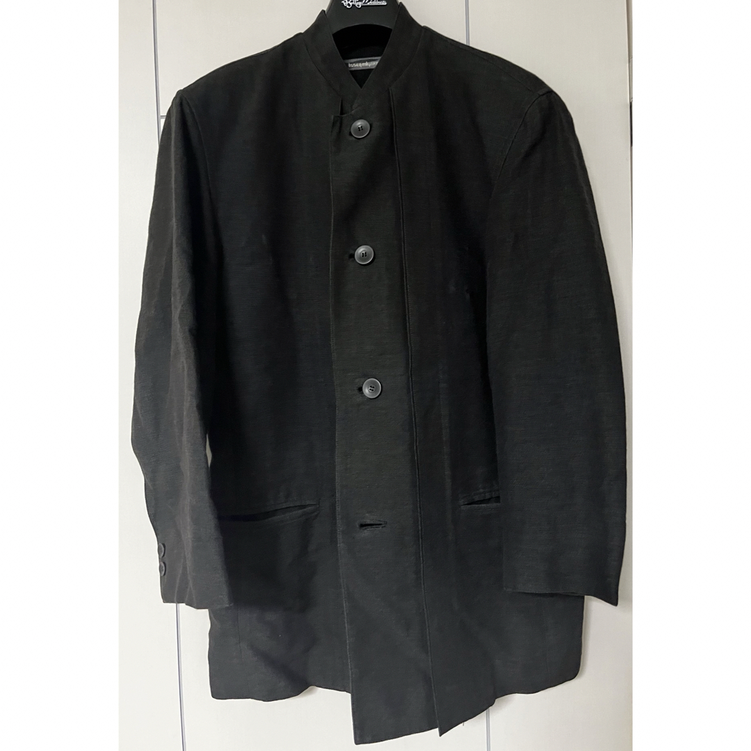 80s 筆タグ ISSEY MIYAKE MEN 麻 ジャケット 80s 筆タグ ISSEY MIYAKE MEN 麻 ジャケット