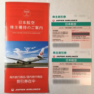 日本航空　JAL 優待割引券　2枚／国内海外旅行商品、ショッピング割引券