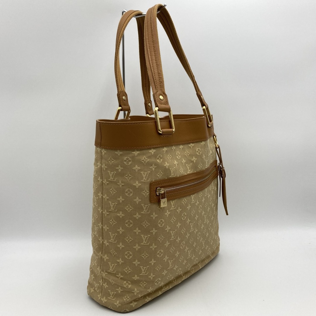 中美品 LOUIS VUITTON ルイ・ヴィトン モノグラム・ミニ ルシーユPM トートバッグ ショルダーバッグ ベージュ レディース ファッション  M92684 USED 【中古】