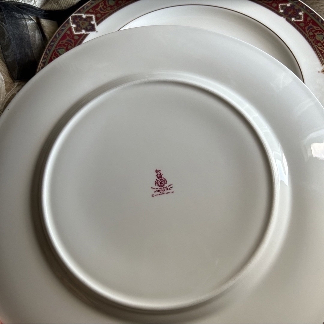 Royal Doulton(ロイヤルドルトン)の英国製 新品 Royal Doulton 【AXMINSTER】ディナー大皿5枚 インテリア/住まい/日用品のキッチン/食器(食器)の商品写真