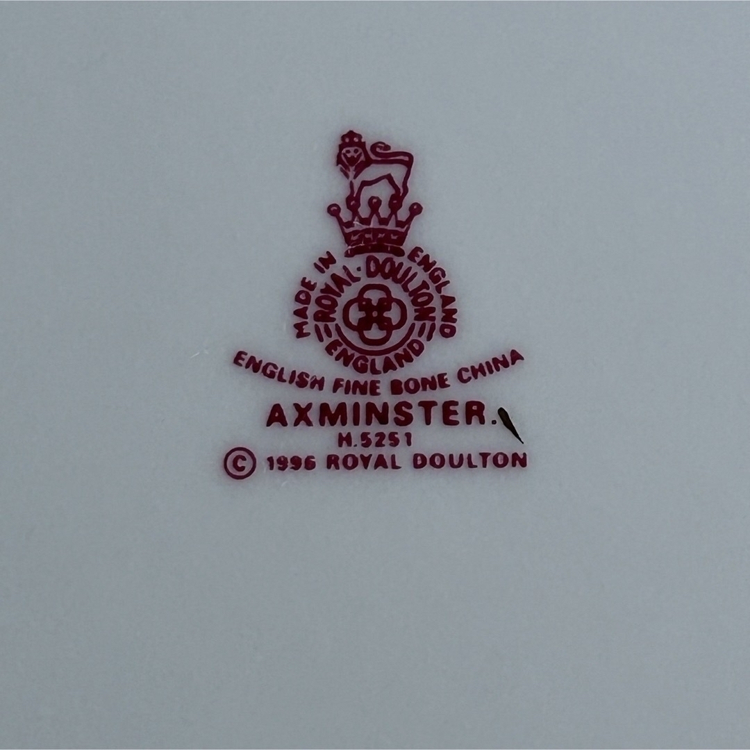 Royal Doulton - 新品 英国製 ROYALDOULTON【AXMINSTER】古典柄 Royal Doulton - 新品 英国製 ROYALDOULTON【AXMINSTER】古典柄