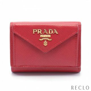 極美品✨希少 PRADA サフィアーノ 二つ折り財布 L字ファスナー グレージュ