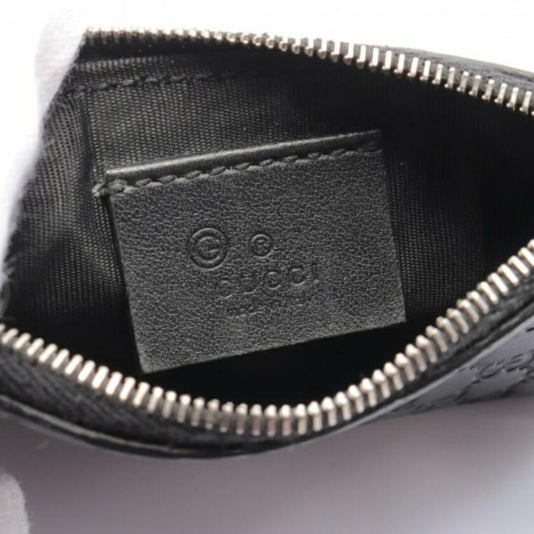 Gucci(グッチ)のグッチシマ コインケース レザー ブラック キーリング付き レディースのファッション小物(コインケース)の商品写真