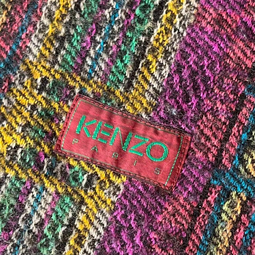 KENZO - ケンゾー 大判ストール ショール マフラー カラフルの通販 by