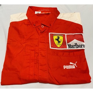 フェラーリ(Ferrari)の期間限定　超レア非売品　スクーデリアフェラーリF1 スタッフ専用半袖シャツ(その他)