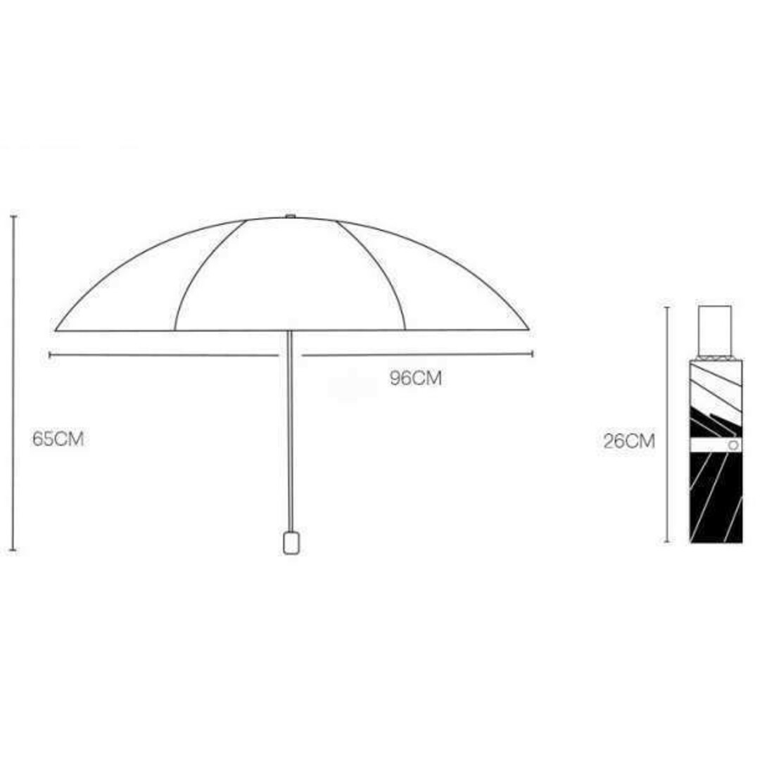 晴雨兼用折り畳み傘 ブラック ハイビスカス柄 UVカット 軽量 日傘 遮光 レディースのファッション小物(傘)の商品写真