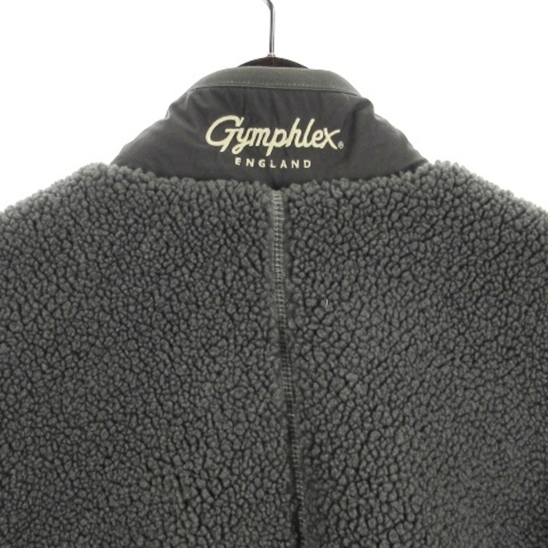 GYMPHLEX(ジムフレックス)のジムフレックス タグ付き 22AW ボア ブルゾン ジャケット グレー 14 レディースのジャケット/アウター(ブルゾン)の商品写真