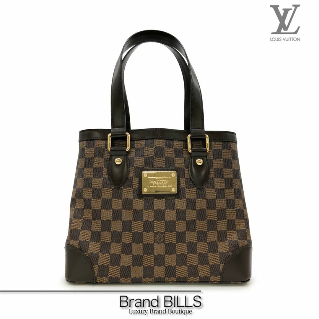 LOUIS VUITTON(ルイヴィトン)の未使用品 ルイ ヴィトン ダミエ ハムプステットPM エベヌ ハンドバッグ トートバッグ レディースのバッグ(ハンドバッグ)の商品写真