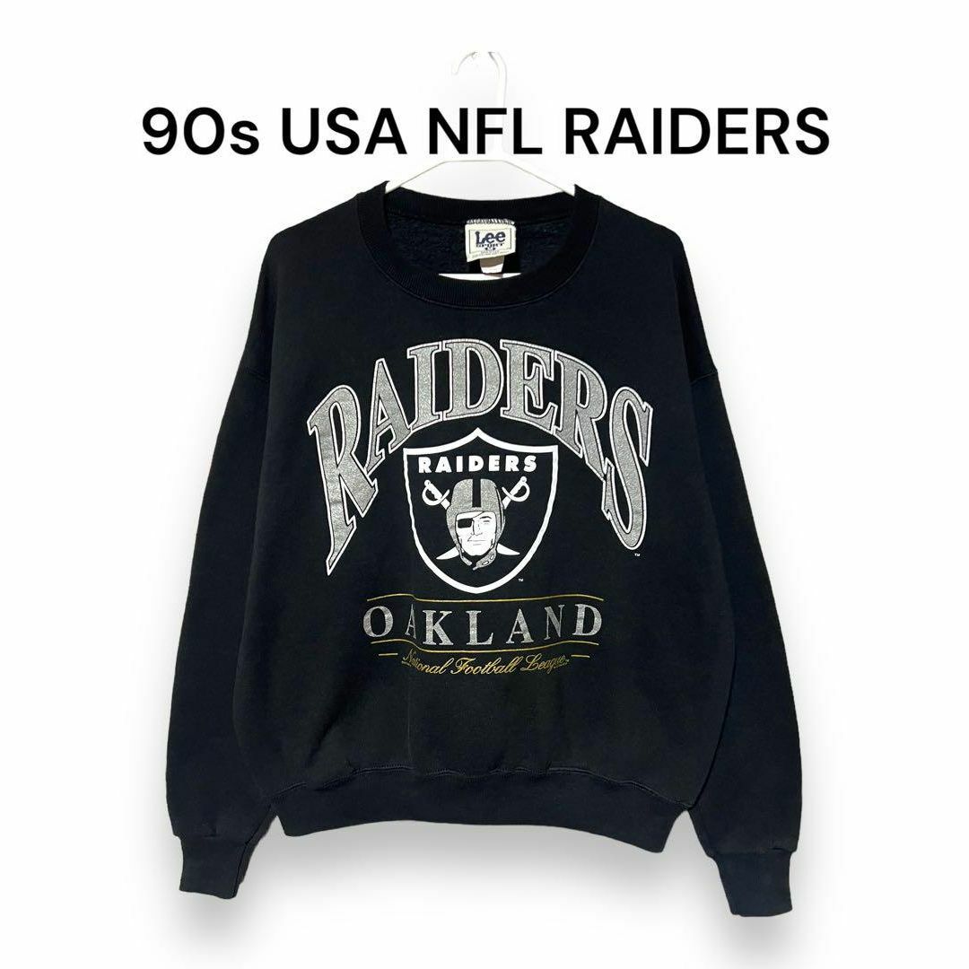 Lee - 90s USA 古着 スウェット トレーナー Lee NFL RAIDERSの通販 by ...