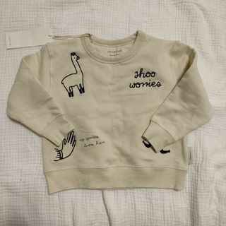 ボボチョース(bobo chose)のタイニーコットンズ　ロング Tシャツ　トレーナー2years(Tシャツ/カットソー)