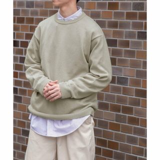 アーバンリサーチドアーズ(URBAN RESEARCH DOORS)の【BEIGE】FORK&SPOON ウールアセテートクルーネックニット(その他)