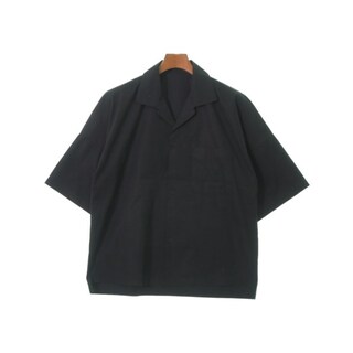 SUNSEA サンシー カジュアルシャツ 2(M位) 黒xグレー(チェック)