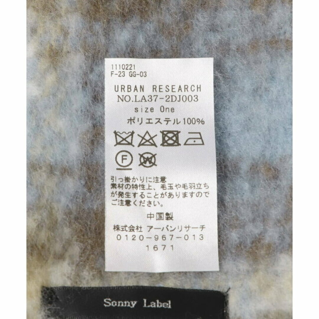 Sonny Label(サニーレーベル)の【モノトーン】【one】オンブレチェックボリュームマフラー レディースのファッション小物(マフラー/ショール)の商品写真