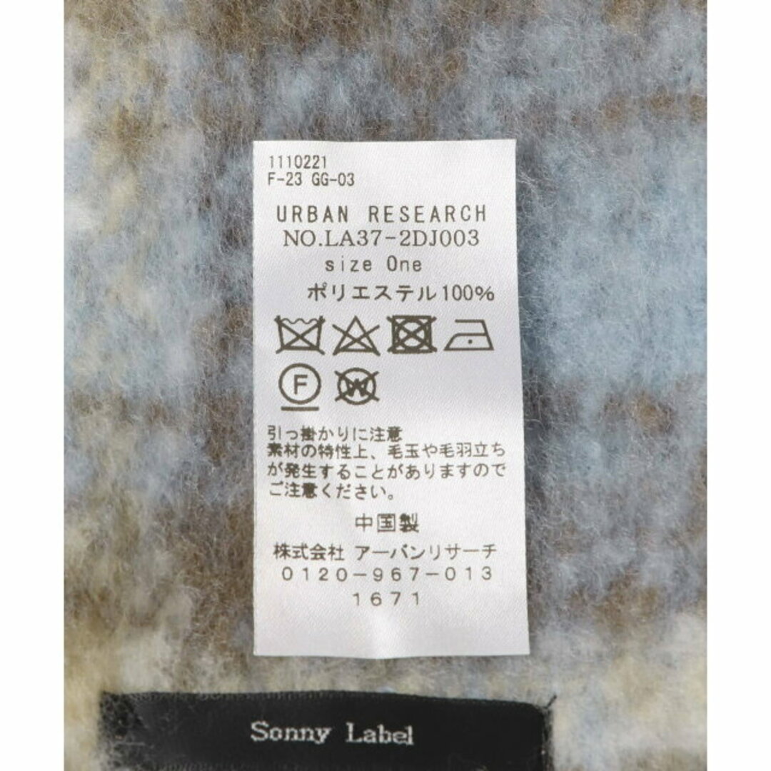 Sonny Label(サニーレーベル)の【モノトーン】オンブレチェックボリュームマフラー レディースのファッション小物(マフラー/ショール)の商品写真