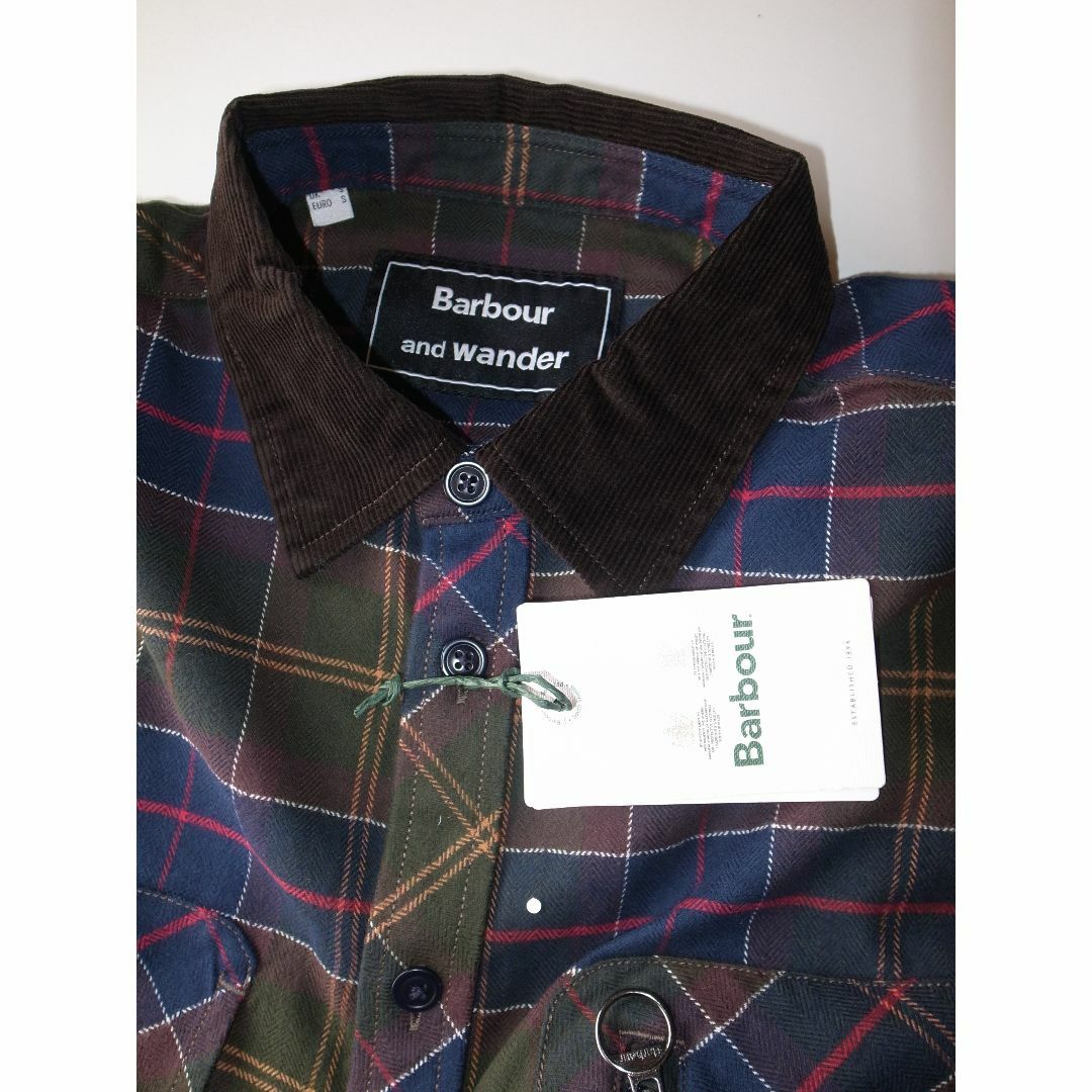 Barbour and wander タータン シャツ sizeS