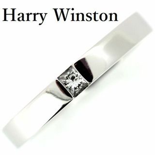 ハリーウィンストン(HARRY WINSTON)のハリーウィンストン プリンセス ダイヤモンド リング Pt950 14号(リング(指輪))