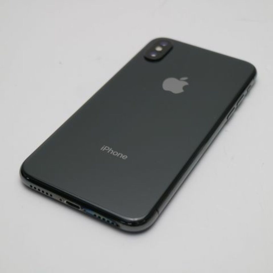 iPhone - 超美品 SIMフリー iPhoneX 256GB スペースグレイ の通販 by