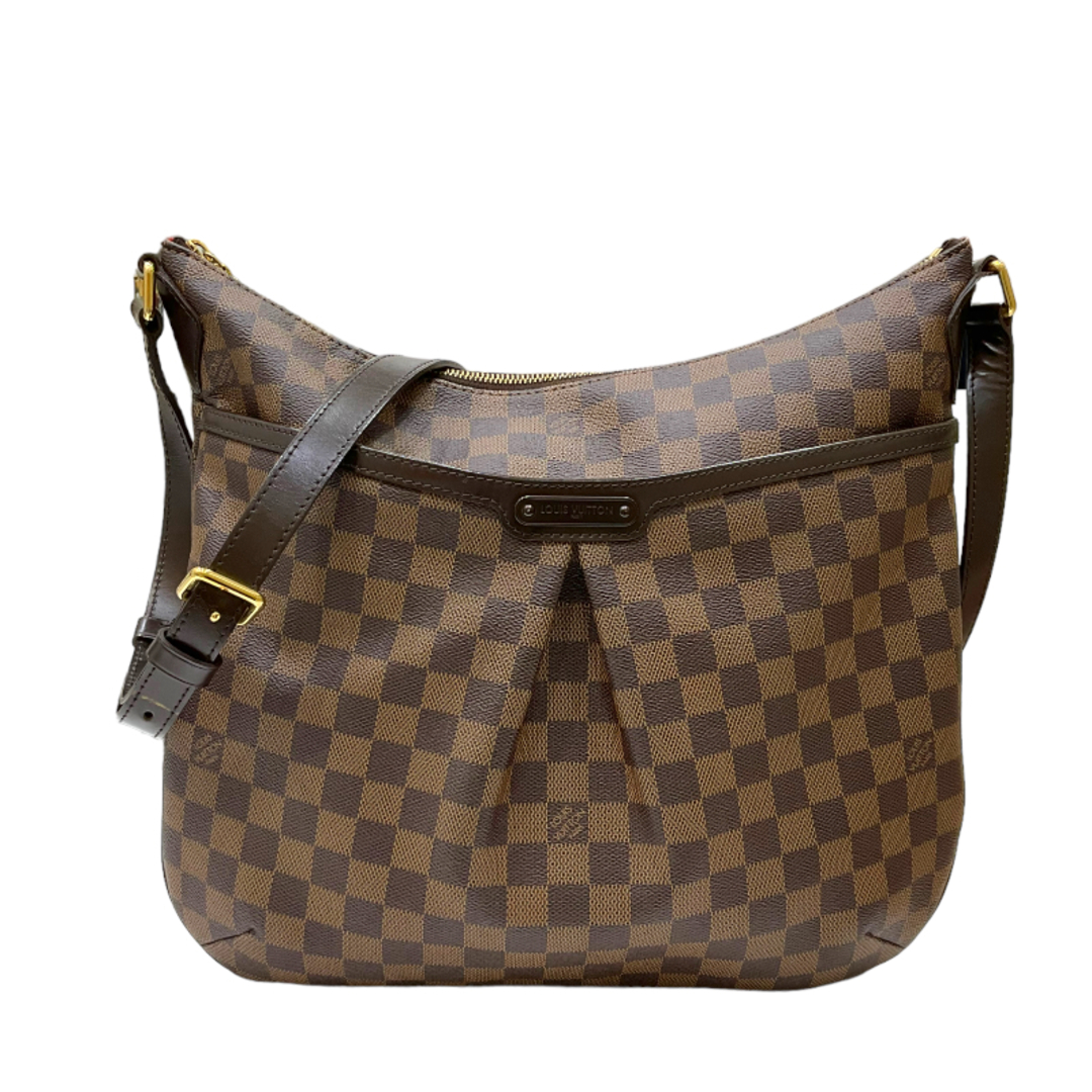 約37cm高さルイ・ヴィトン LOUIS VUITTON ブルームズベリGM N42250 エベヌ ダミエ・キャンバス/レザー レディース ショルダーバッグ