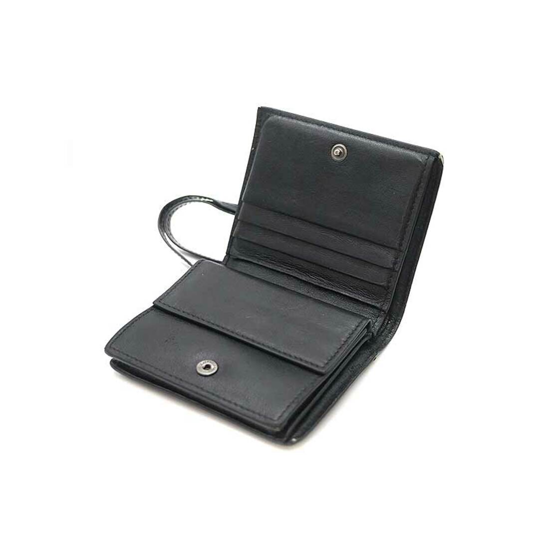 Balenciaga(バレンシアガ)のBALENCIAGA バレンシアガ ネオクラシック クロコ型押しミニウォレット/財布 ブラック メンズのファッション小物(折り財布)の商品写真