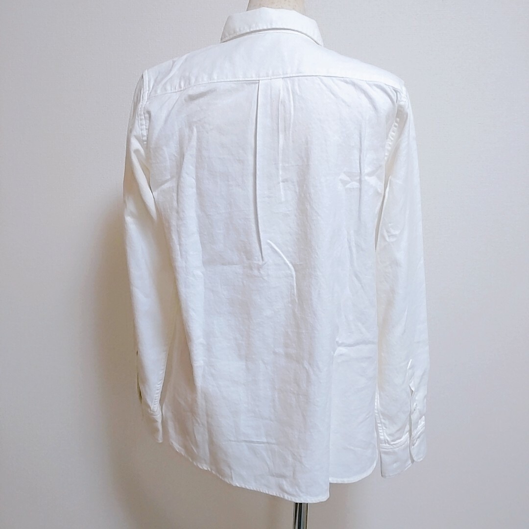 MUJI (無印良品)(ムジルシリョウヒン)のMUJI　無印用品　長袖シャツ　ホワイト　白　シャツ　ブラウス　良品計画 レディースのトップス(シャツ/ブラウス(長袖/七分))の商品写真