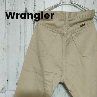 ラングラー(Wrangler)の《ラングラー》メンズ 古着 カラー パンツ ストレート 31インチ ベージュ(デニム/ジーンズ)