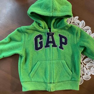 ベビーギャップ(babyGAP)のBaby GAP  80 12-18months  グリーン　パーカー(ジャケット/コート)