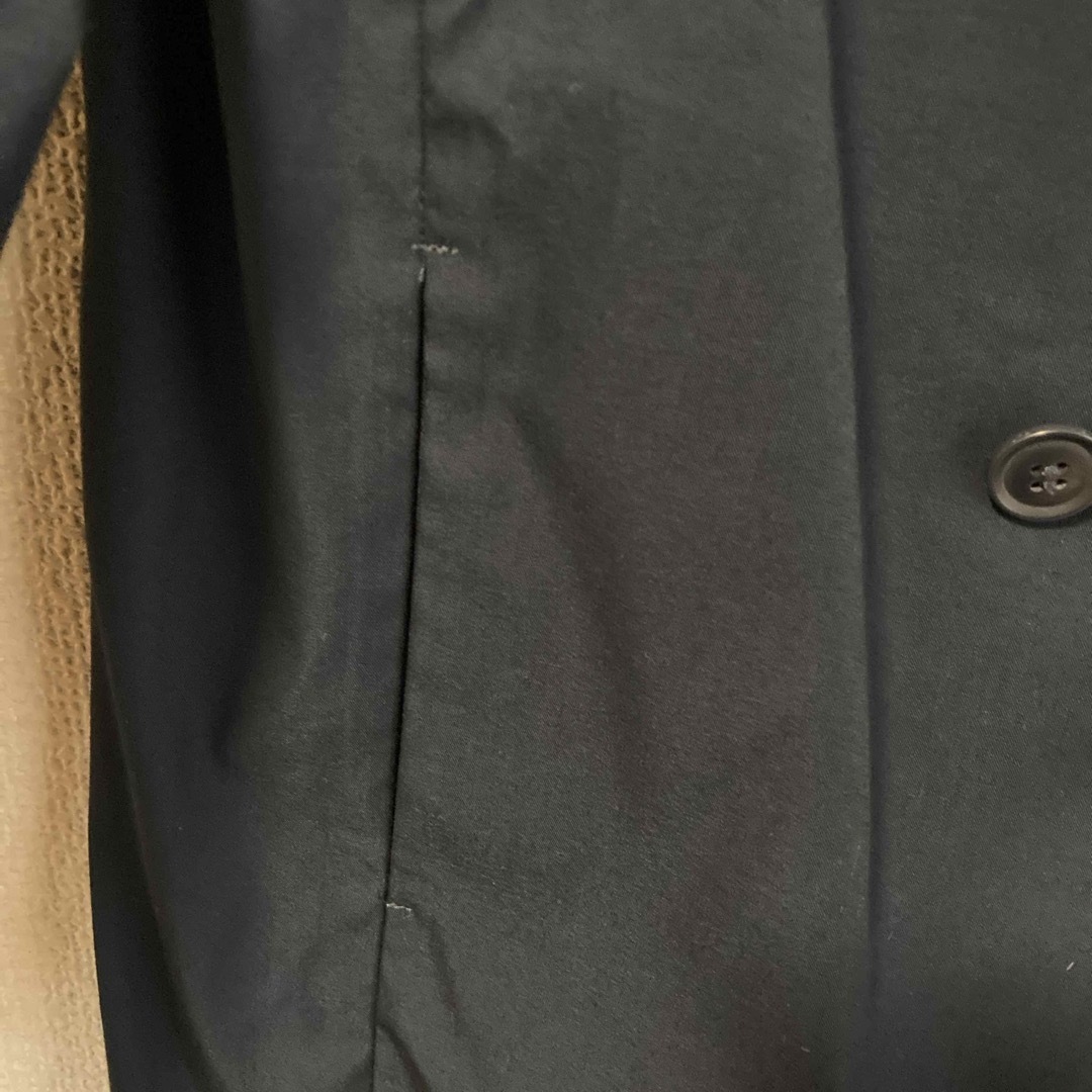 トレンチコート　Lサイズ　ネイビー　 レディースのジャケット/アウター(トレンチコート)の商品写真
