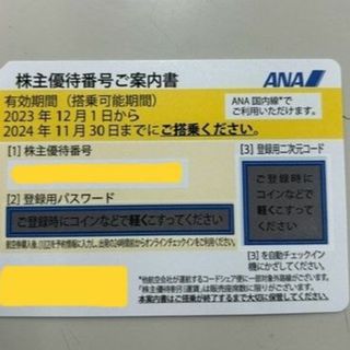 エーエヌエー(ゼンニッポンクウユ)(ANA(全日本空輸))のANA株主優待券　1枚(航空券)