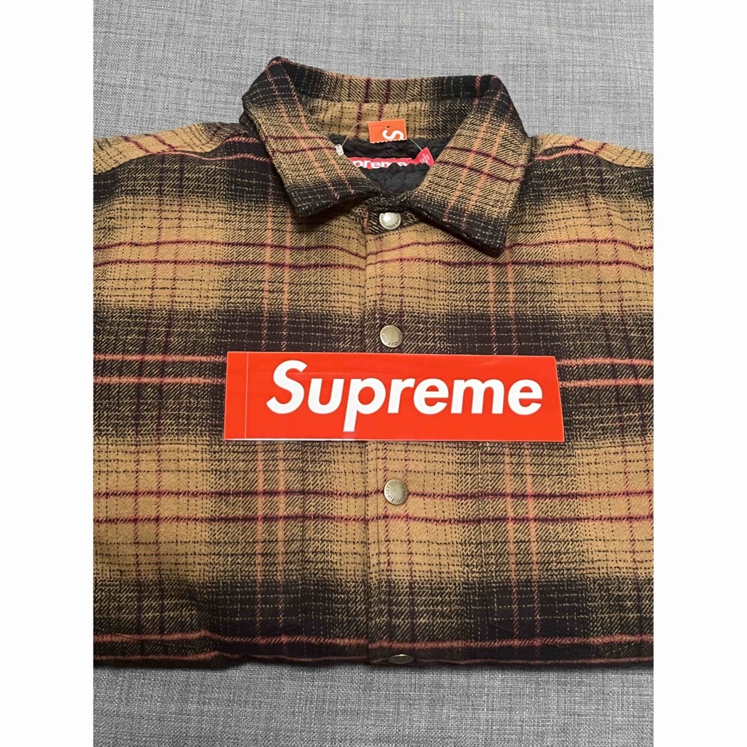 Supreme(シュプリーム)のS 黒 茶 Supreme Lined Flannel Snap Shirt メンズのトップス(シャツ)の商品写真