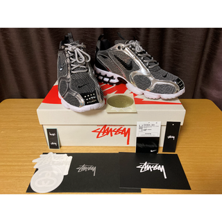 ナイキ(NIKE)のSTUSSY NIKE AIR ZOOM SPIRIDON 新品 26.5 cm(スニーカー)