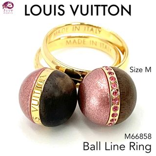 ルイヴィトン(LOUIS VUITTON)のルイヴィトン M66858 ボールライン リング M 12号 / 12.5号(リング(指輪))