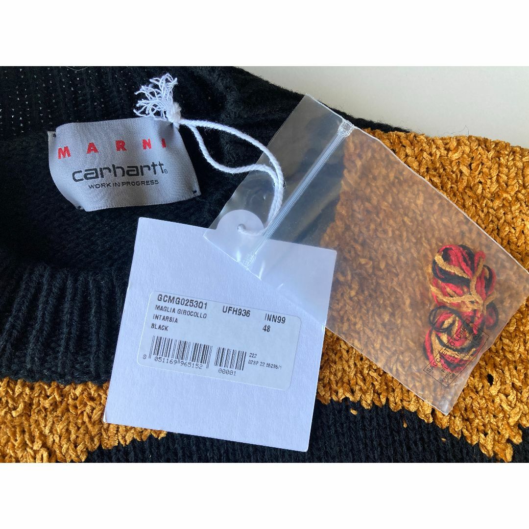 Marni(マルニ)のMARNI×CARHARTT WIP マルニ カーハート ニット セーター 48 メンズのトップス(ニット/セーター)の商品写真