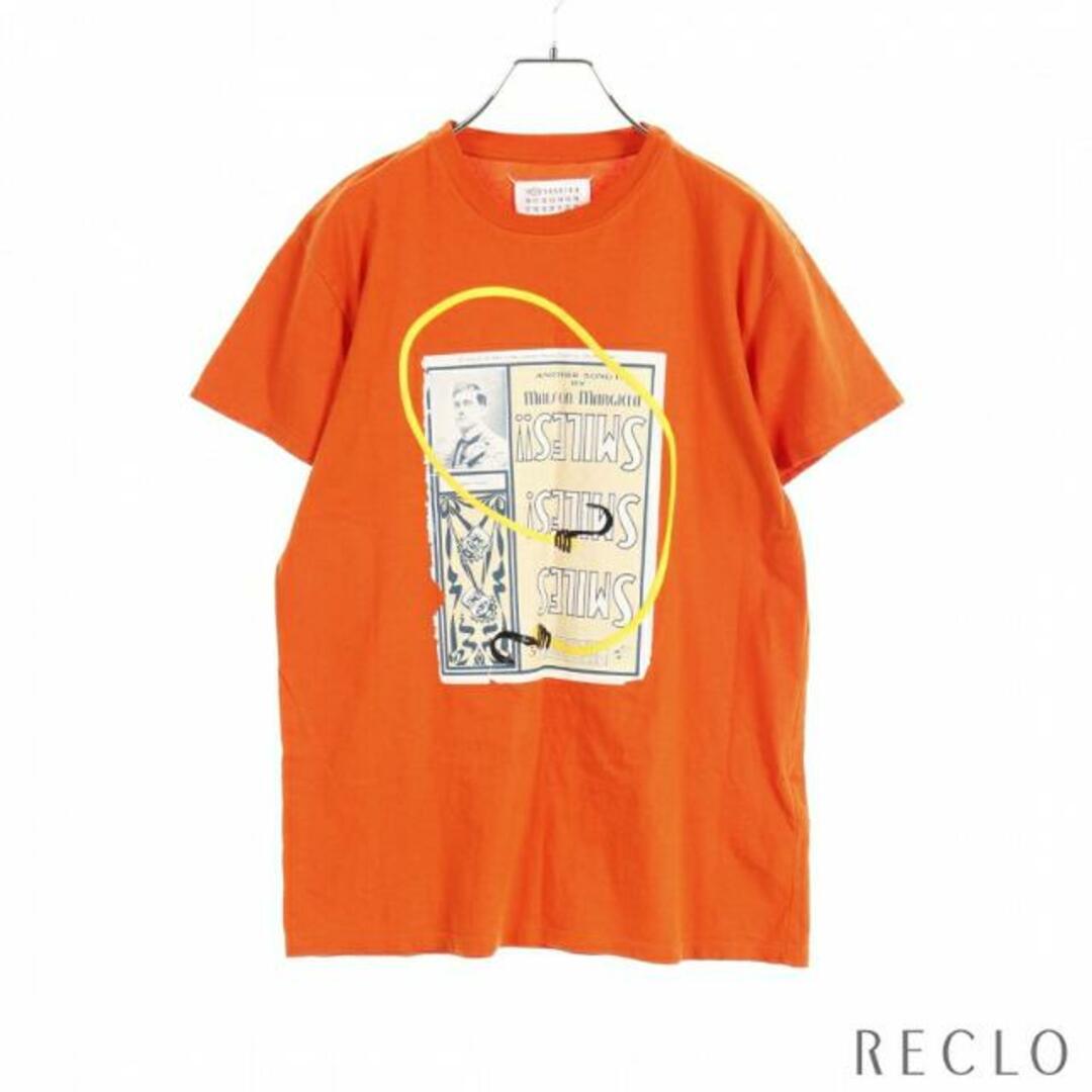 Tシャツ コットン オレンジ51cm袖丈