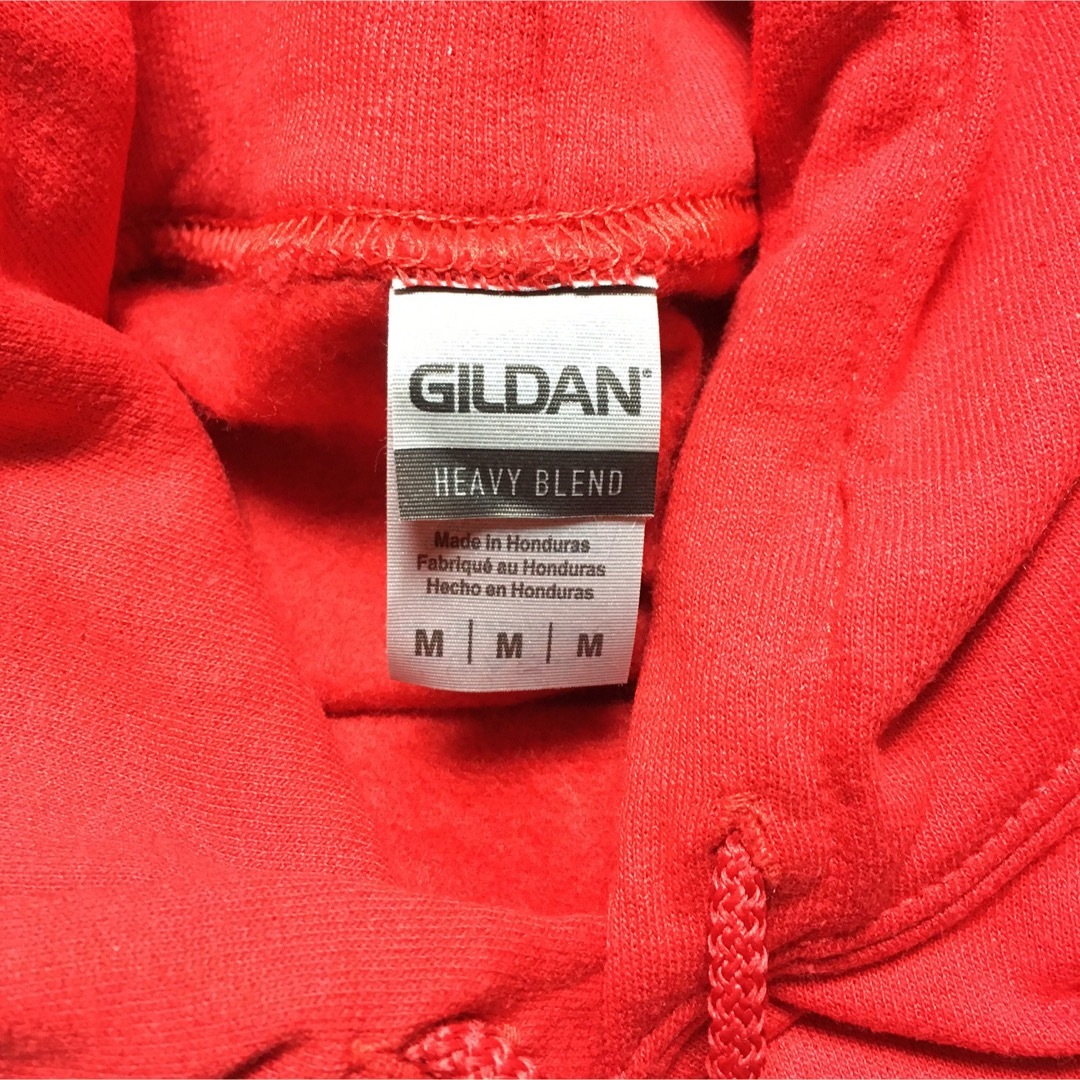 GILDAN(ギルタン)のGILDANギルダン☆パーカー☆レッド☆赤☆Mサイズ メンズのトップス(パーカー)の商品写真