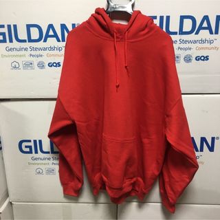 ギルタン(GILDAN)のGILDANギルダン☆パーカー☆レッド☆赤☆Mサイズ(パーカー)