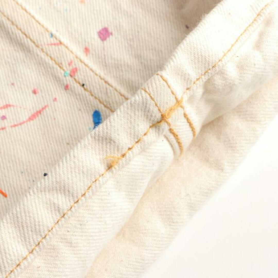 DIESEL(ディーゼル)のKHIRO デニムパンツ コットン オフホワイト マルチカラー ペイント加工 メンズのパンツ(デニム/ジーンズ)の商品写真