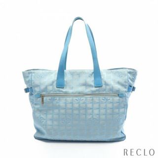 【CHANEL】シャネル トートTGM ニュートラベルライン A15826 ナイロンキャンバス 水色 レディース トートバッグ