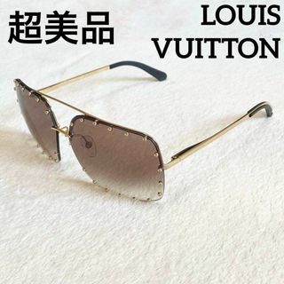 ヴィトン(LOUIS VUITTON) サングラス/メガネ(レディース)（ゴールド