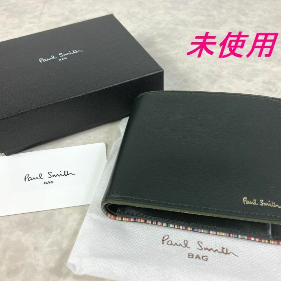 Paul Smith - 未使用☆ポールスミス 小銭入れ 二つ折り財布 マルチ