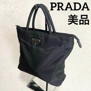 PRADA - 【美品✨】☆PRADA☆ハンドバッグ☆三角ロゴプレート