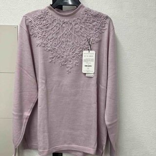 ピンク刺繍セーター(ニット/セーター)