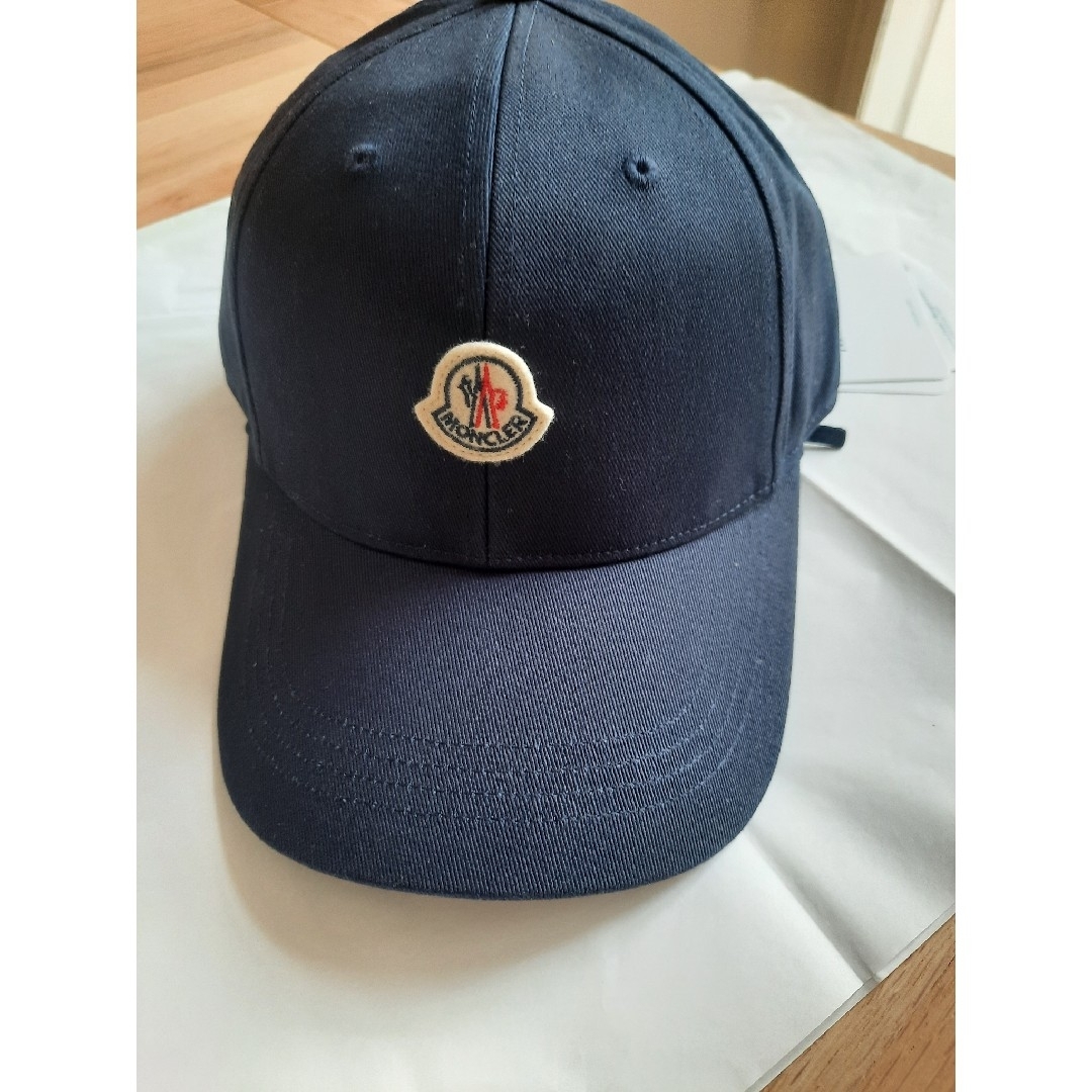 MONCLER - ⭐新品 MONCLER 大人気定番ロゴキャップ ネイビー Lサイズ