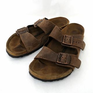 エーシーディーシーラグ(ACDC RAG)のBIRKENSTOCK / ビルケンシュトック ◆サンダル/ARIZONA/アリゾナ/レザー/ブラウン/28cm 【メンズ/MEN/男性/ボーイズ/紳士】【靴/クツ/シューズ/SHOES】 メンズファッション【中古】 [0220472461](サンダル)